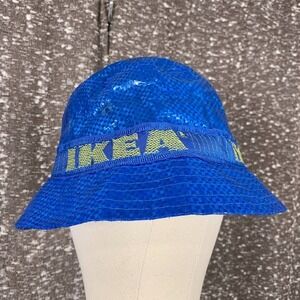 IKEA KNORVA‎ Limited Edition Bucket Hat, Blue (504.473.38)  1949